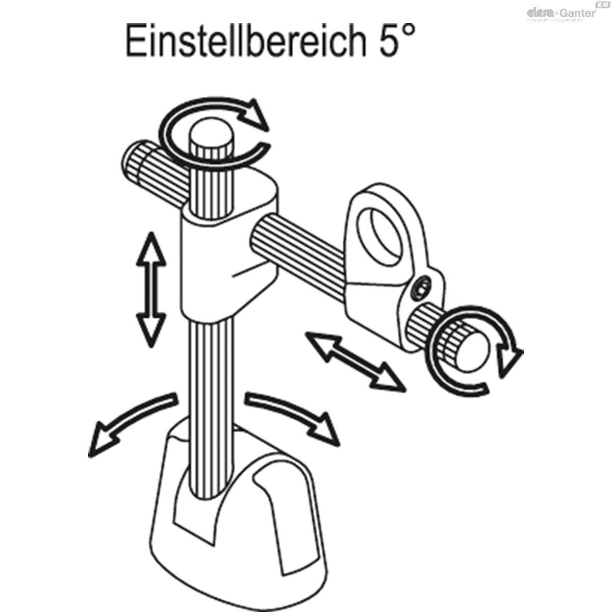 Kreuz-Klemmhalter