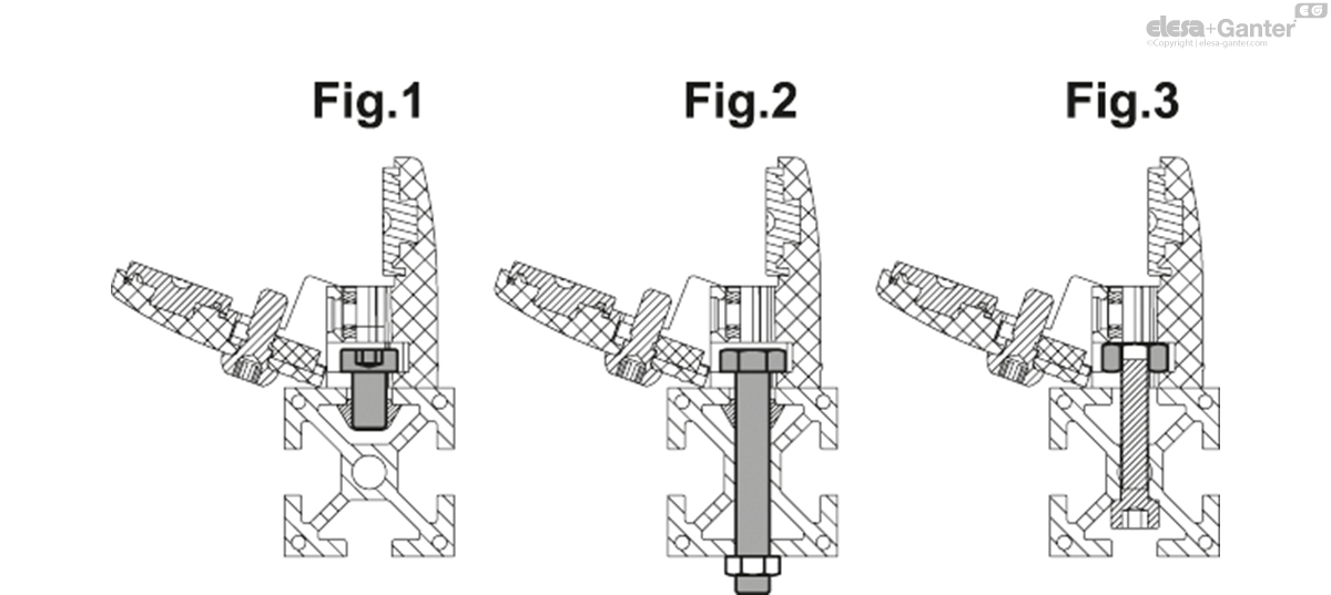 Steel screw and nut
