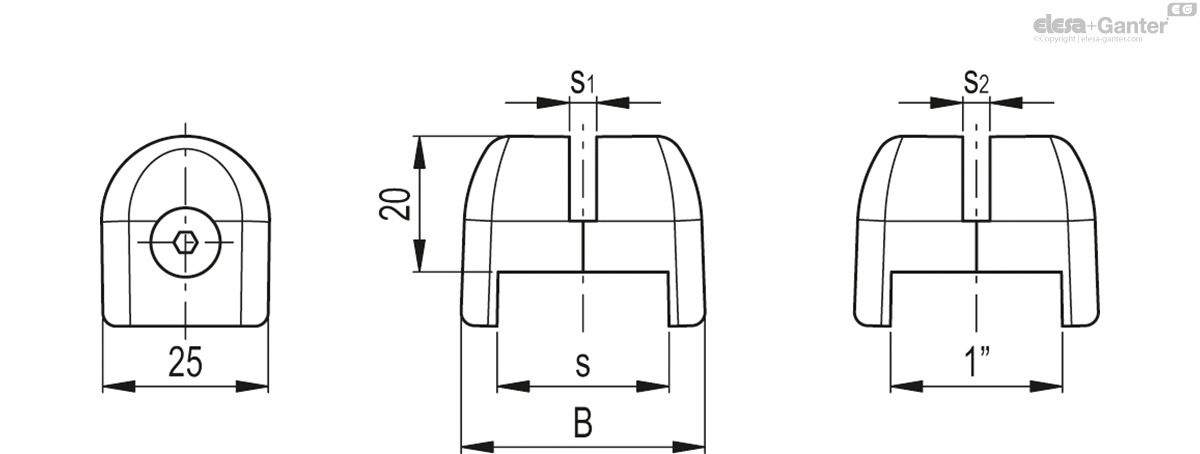 Halter für Flächenelemente und Metallgitter