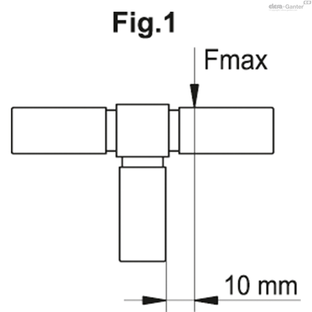 Tridimensional five-way connector