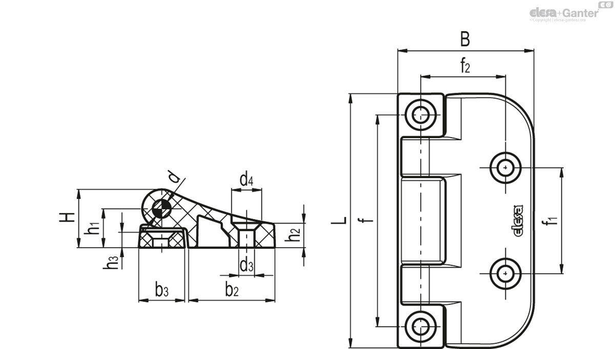 Hinges for narrow jamb