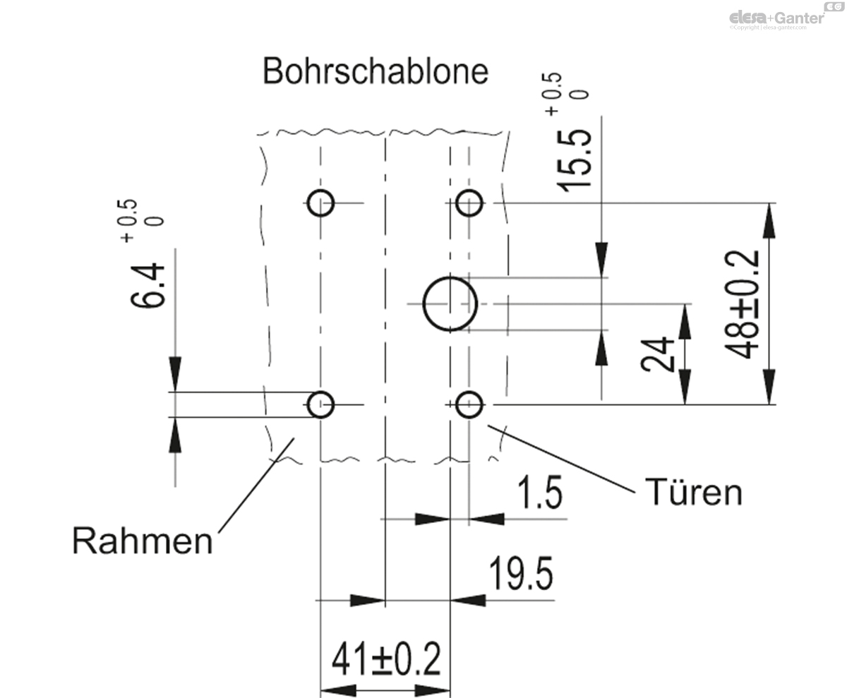 Buchsen mit Gewindebohrung, Kabel unterer Ausgang 3,5/4m, Kabel hinterer Ausgang 1,5/1m