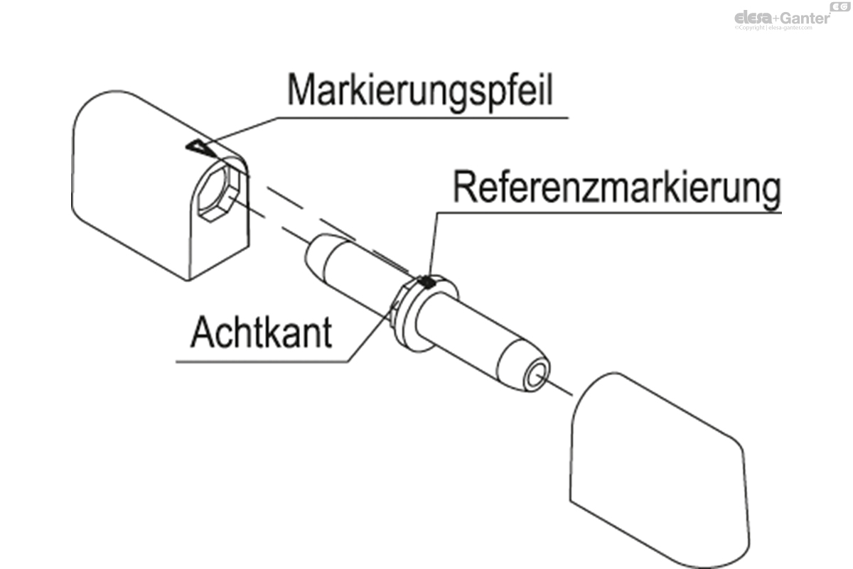Gewindebuchsen Messing, vernickelt mit Gewinde-Sackloch