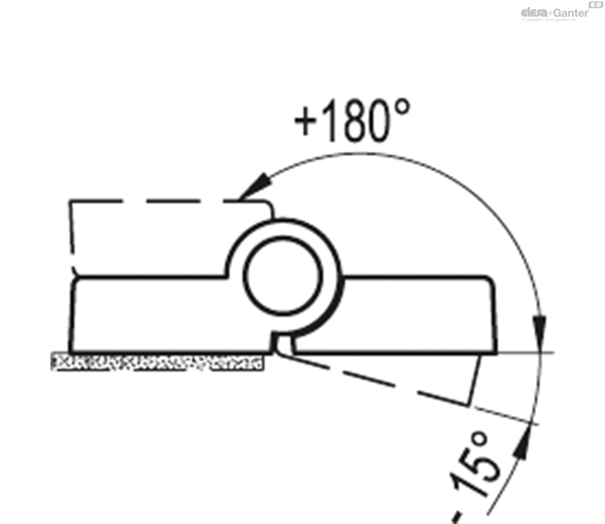 Pass-through holes for cylindrical head screws