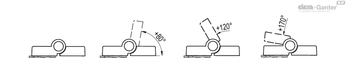Pass-through holes for cylindrical head screws