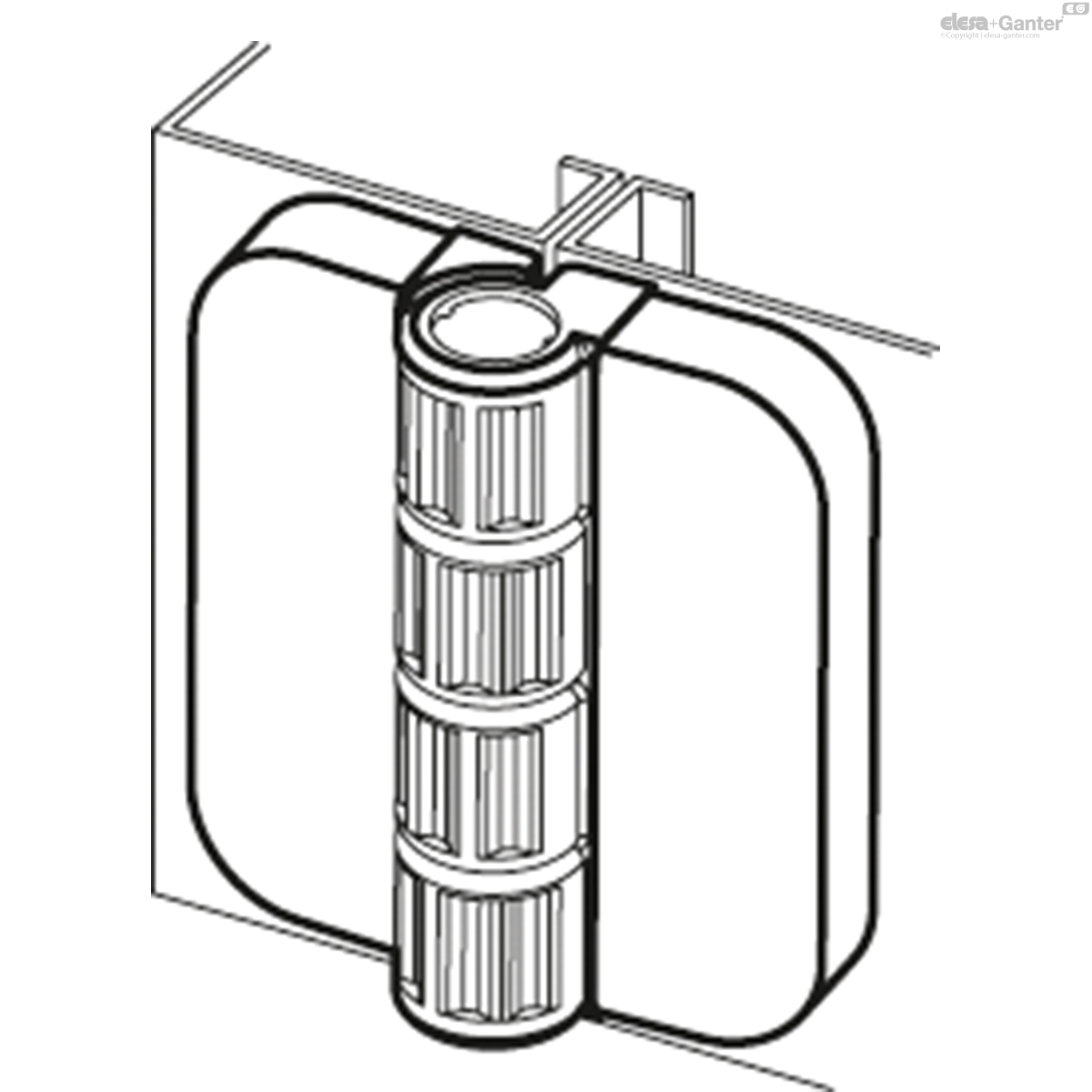 Pass-through holes for cylindrical head screws