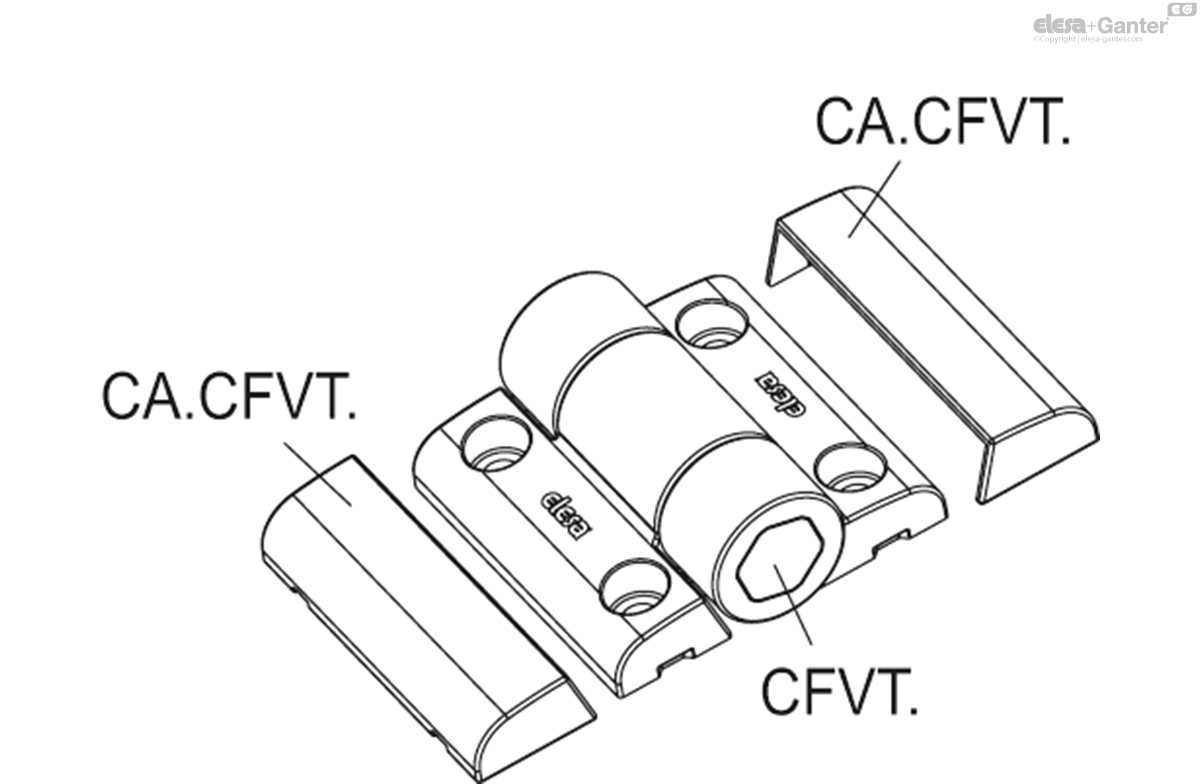 Detent angles -70° /-7° /150°