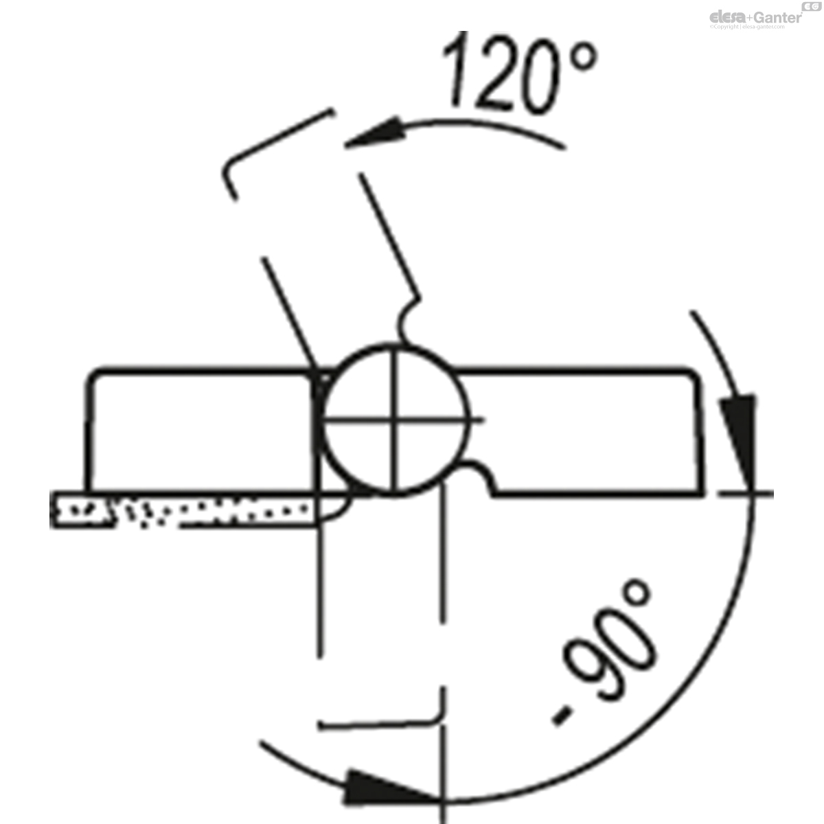 Pass-through holes for hexagonal head screws