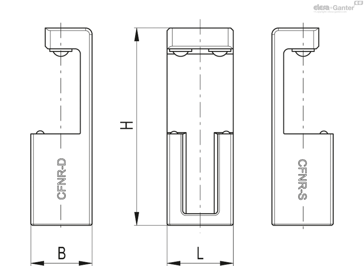 Tool for mounting CFNR spring hinges