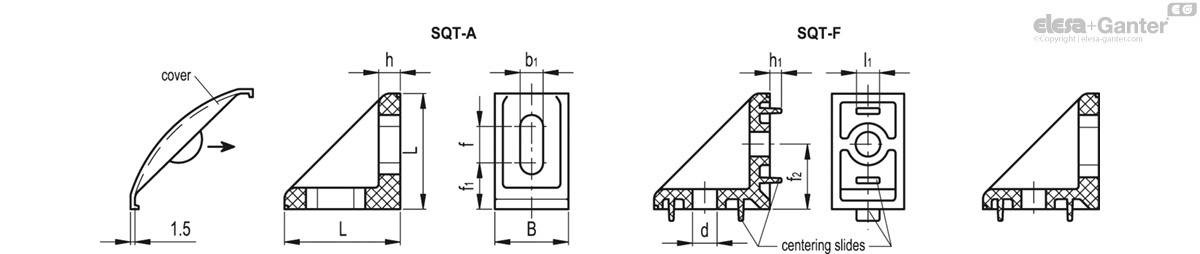 Angles for profile structures