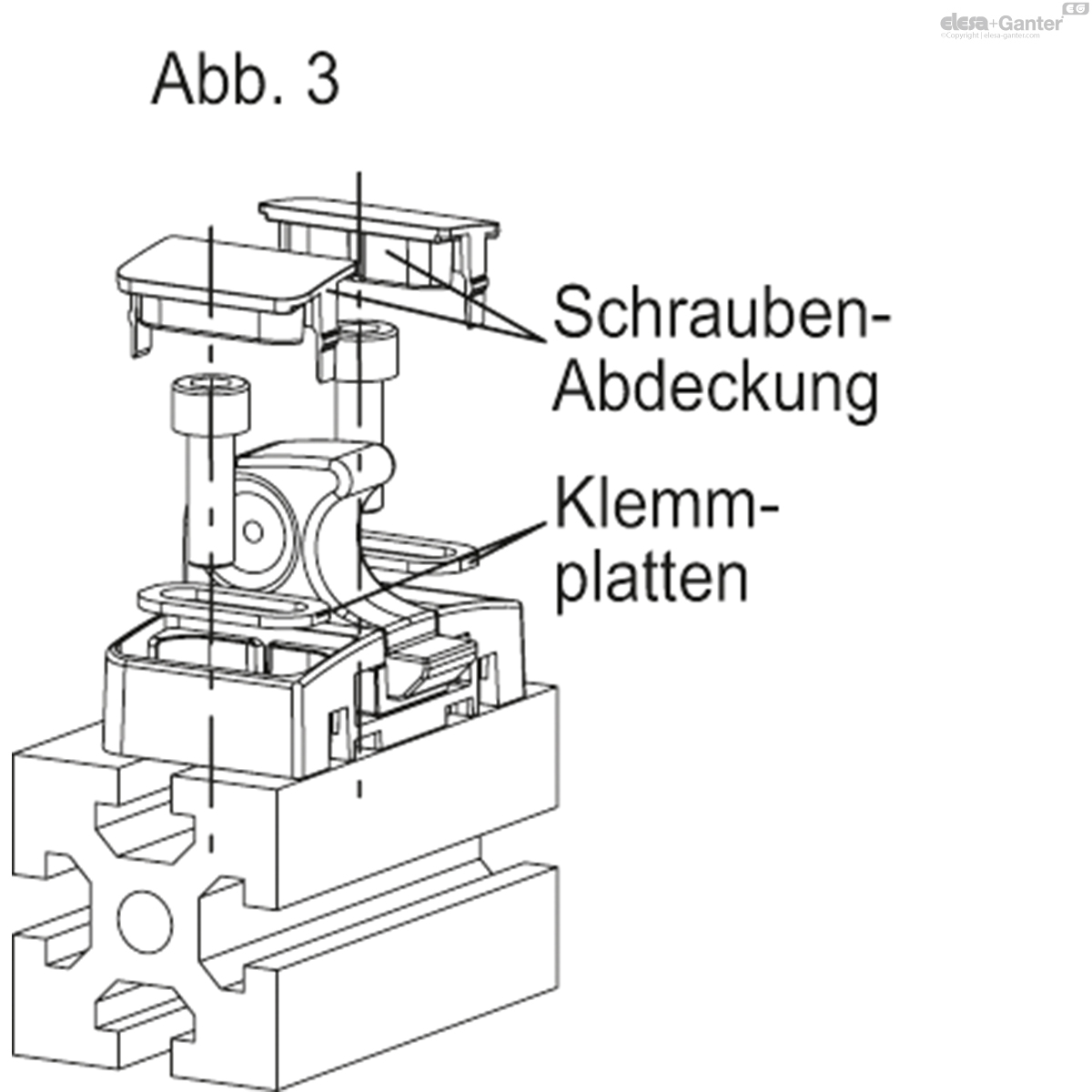 zum Öffnen Hebel anheben