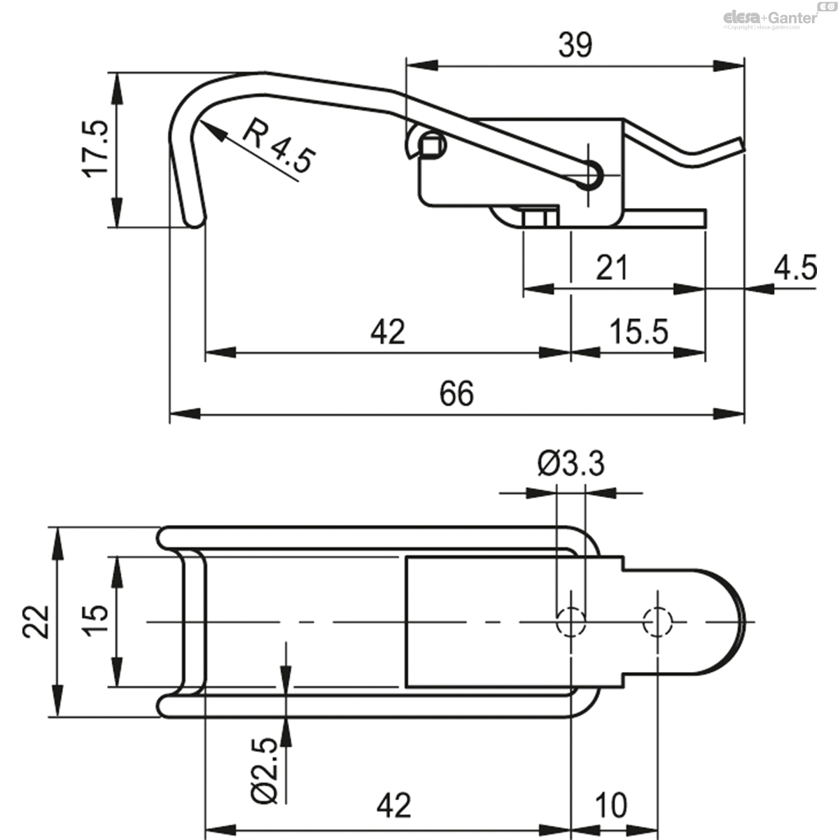Adjustable hook clamps