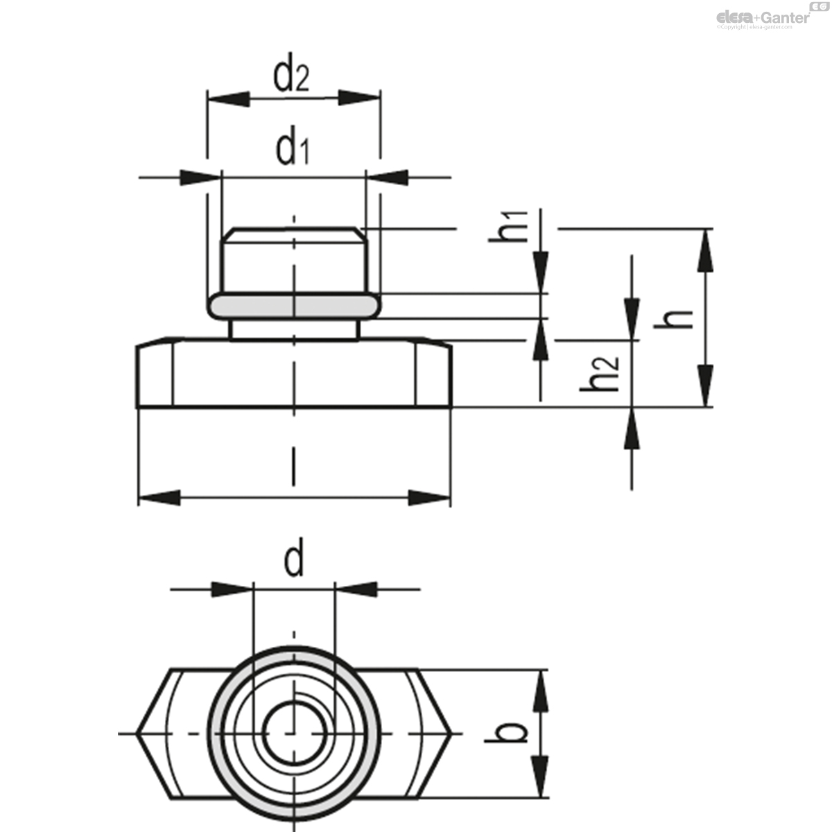 For DIN 3015-3 double series tube clamps