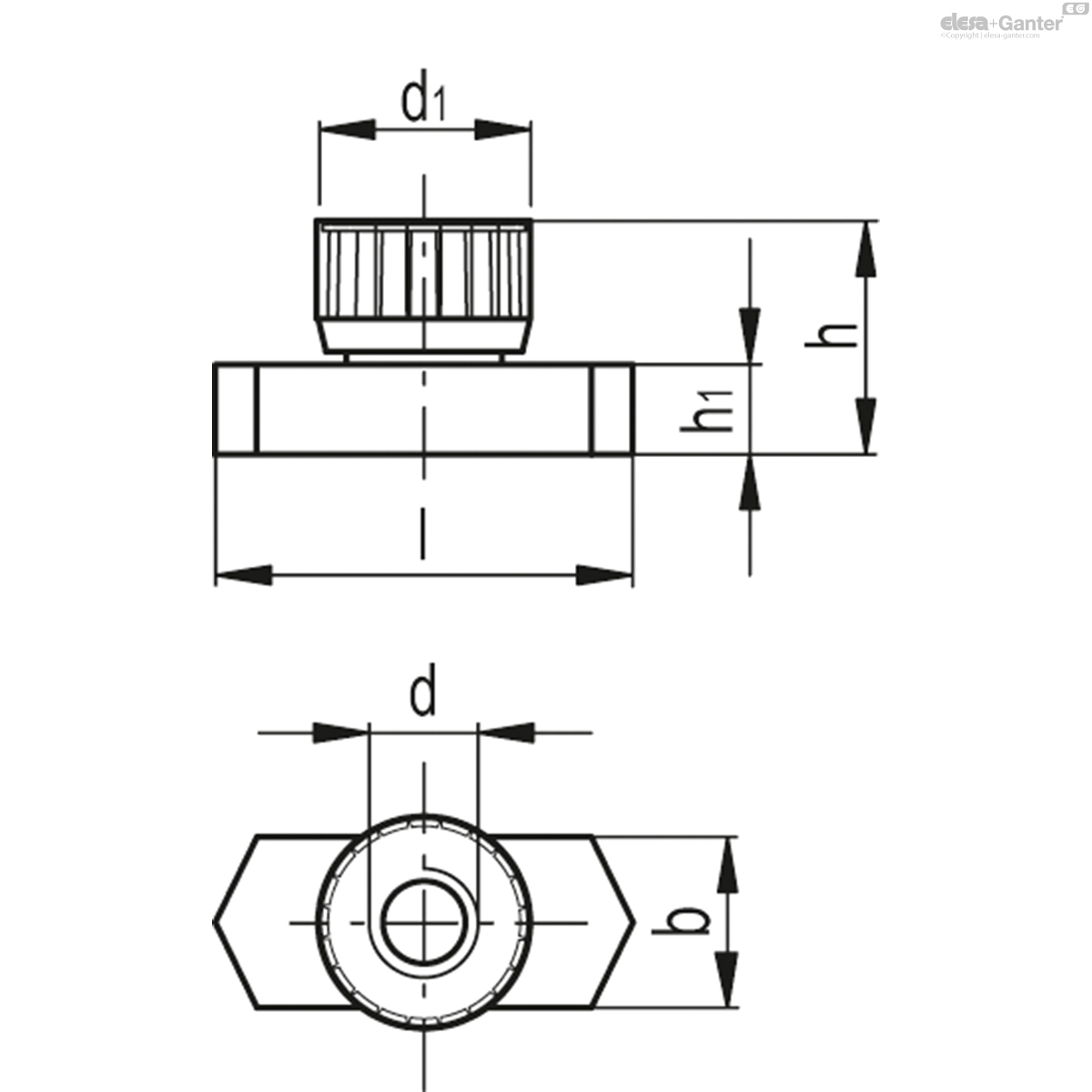 For DIN 3015-1 standard series tube clamps