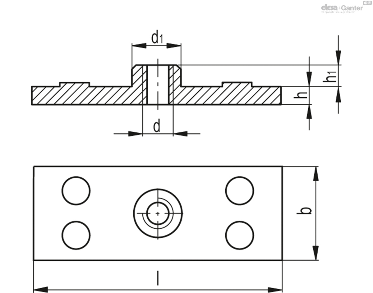 For DIN 3015-3 double series tube clamps