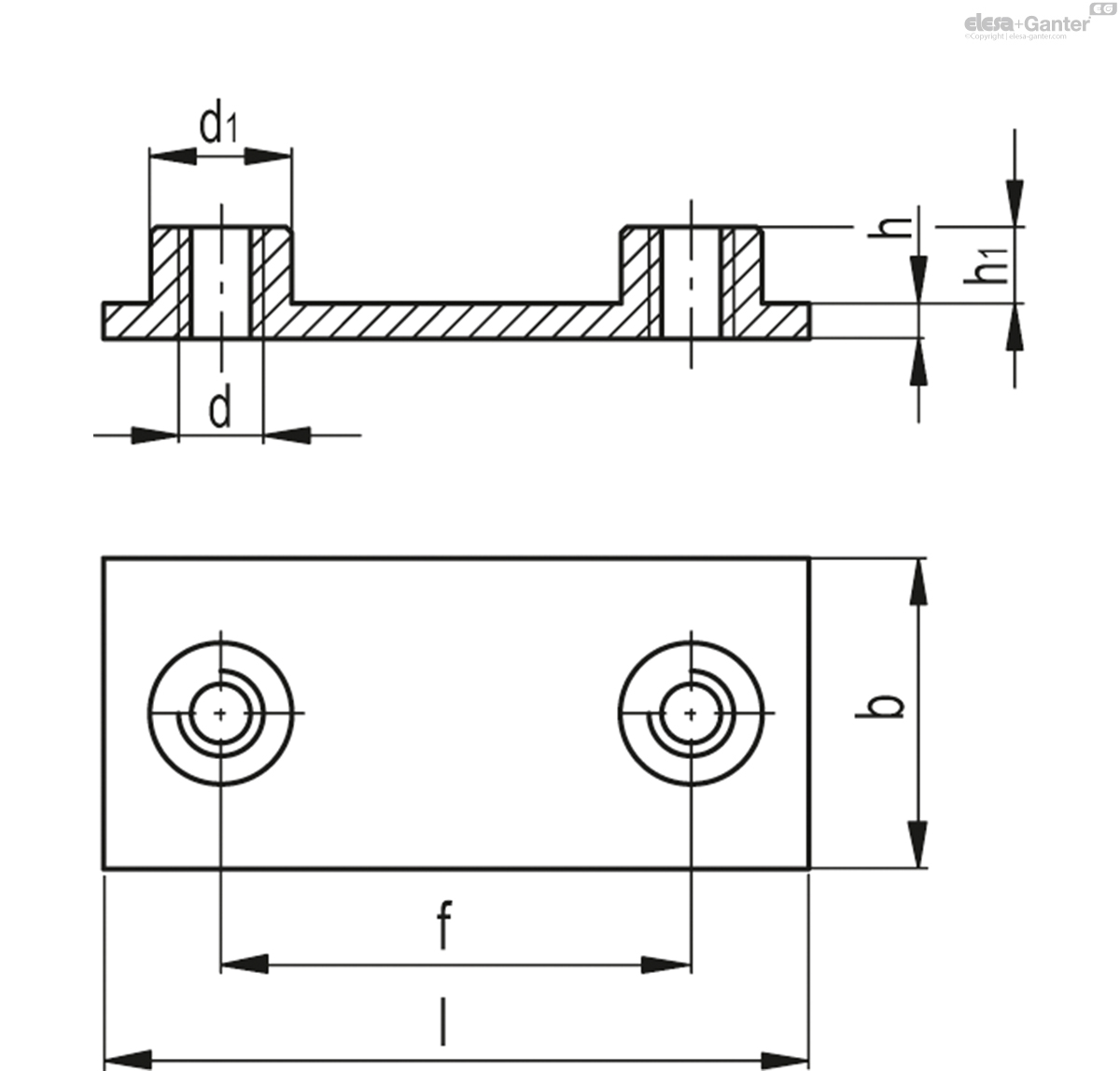 Für DIN 3015-2 Schwerlast-Rohrschellen