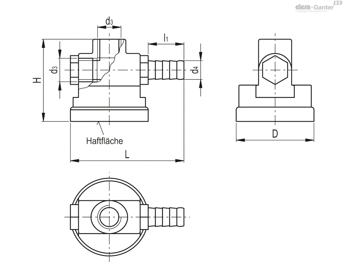 Magnetische Halterung