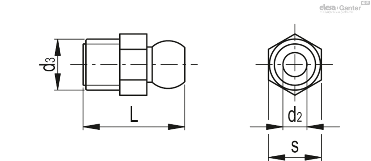 Konisches BSPT-Gewinde
