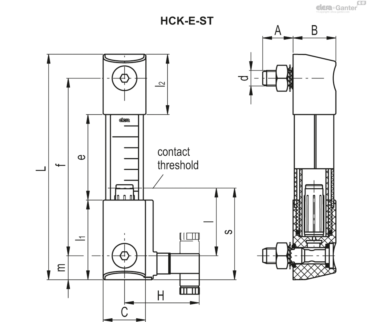 Electrical level indicators