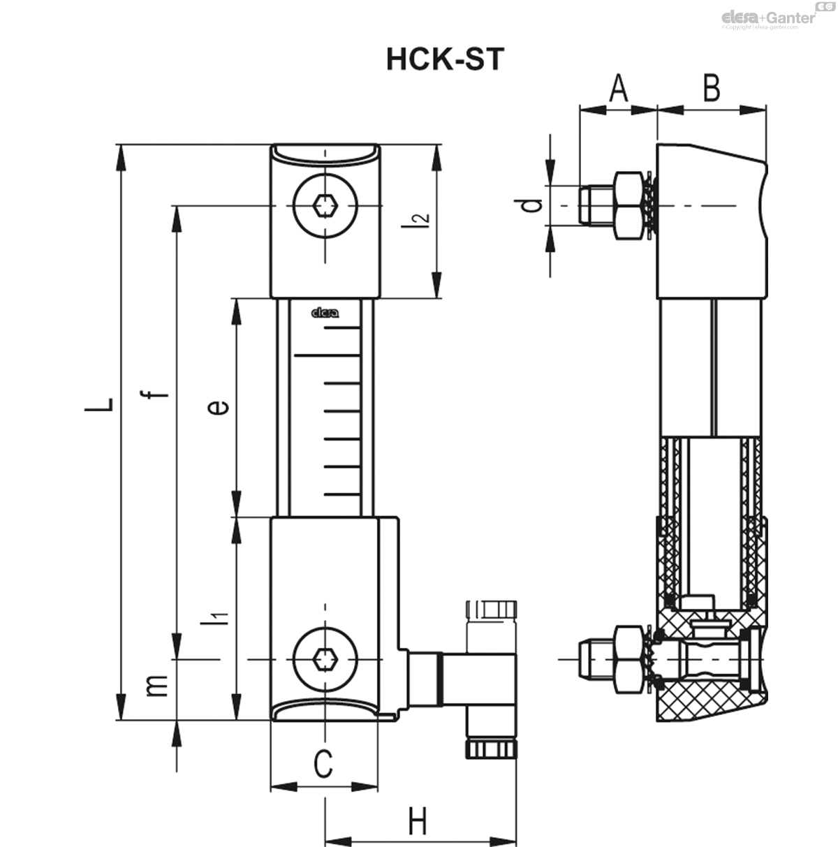 Elektrische niveau-indicatoren