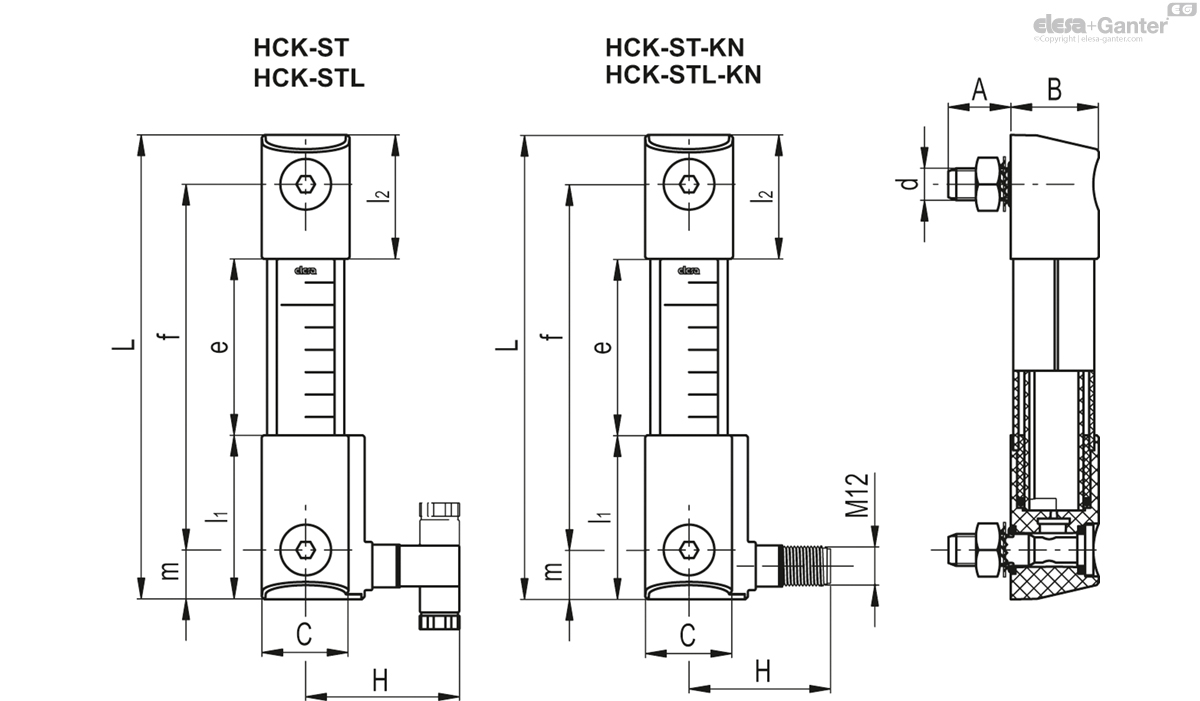 Electrical level indicators
