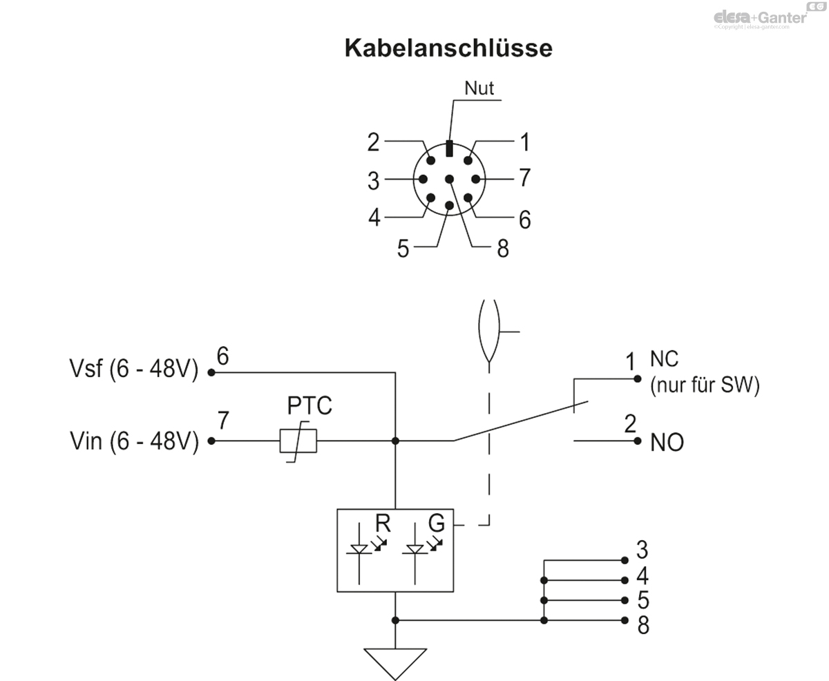 mit elektrischem Wechselkontakt