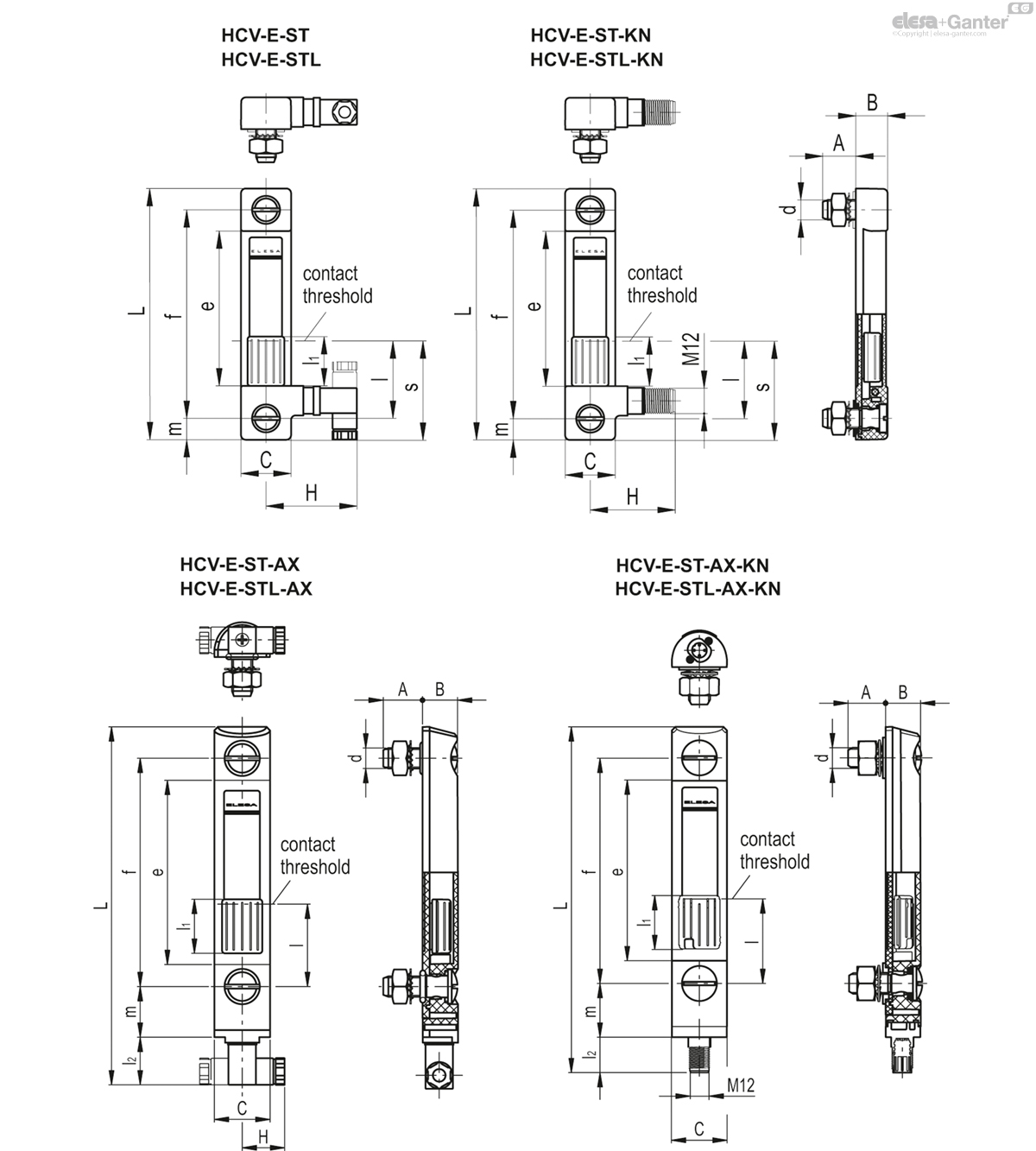 Electrical level indicators