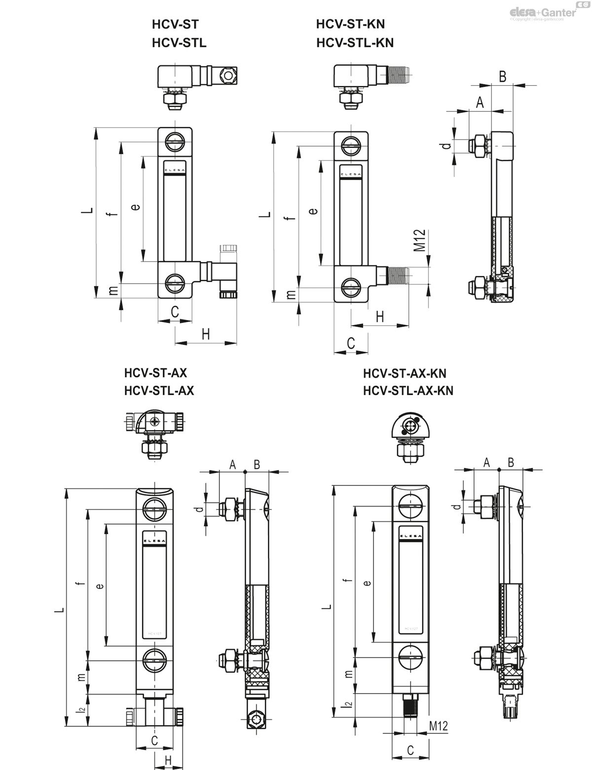Elektrische niveau-indicatoren