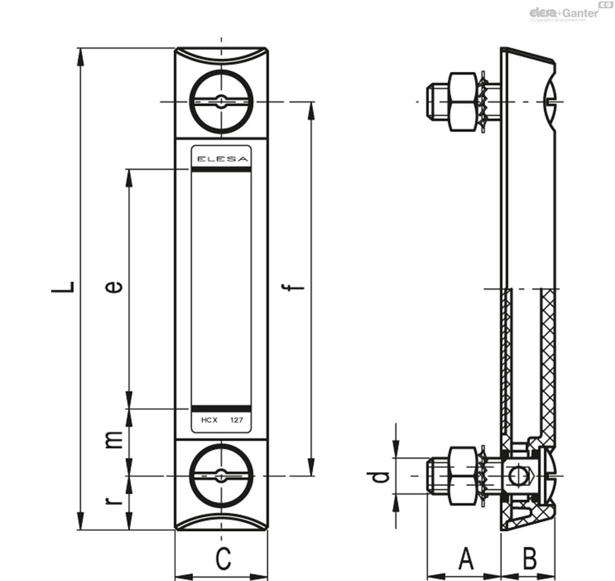 Glasfaserverstärkter SUPER-Thermoplast (Polyamid PA), NBR Dichtungsring