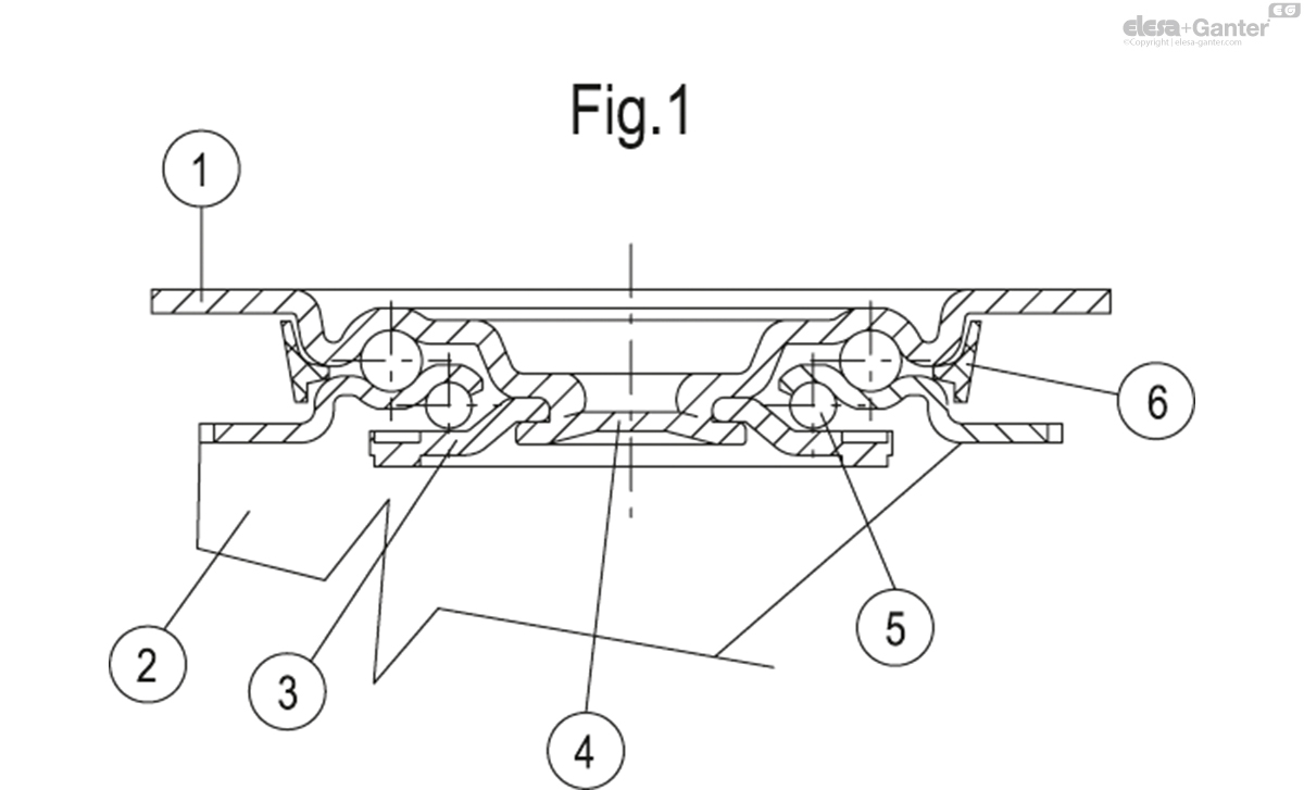 Fixed plate bracket, without brake