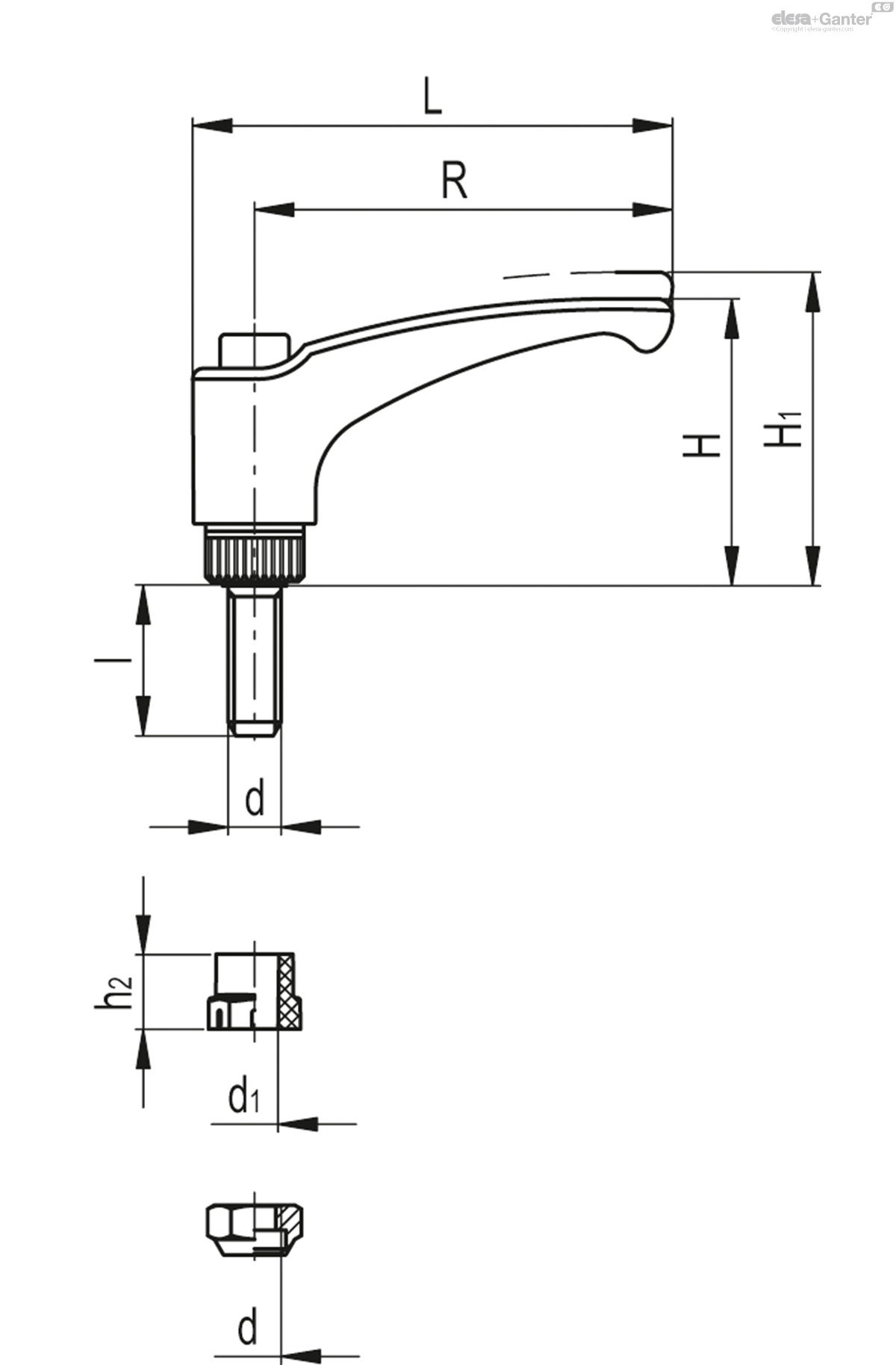 Adjustable handle