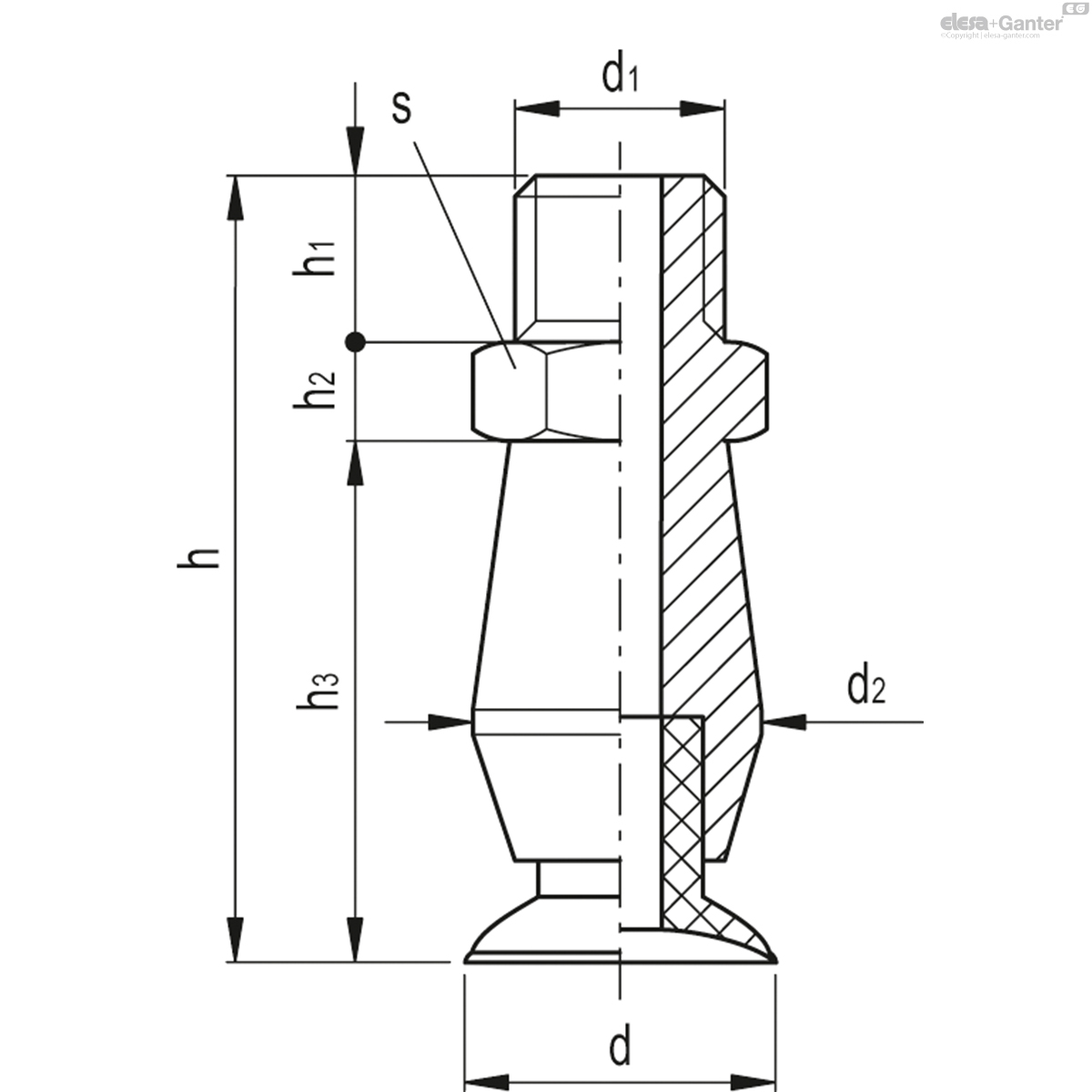 Siliconenrubber, met steun