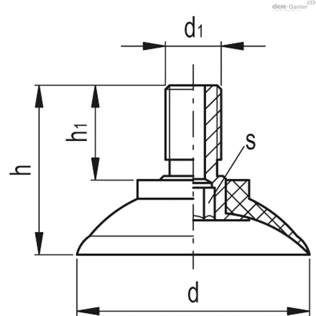 Oil-proof rubber, with support