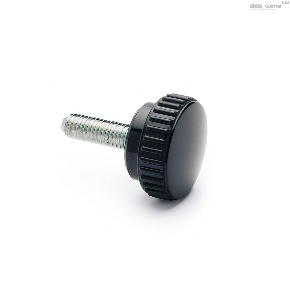 Zinc-plated steel threaded stud