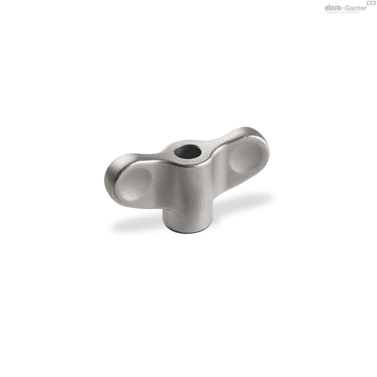 Threaded pass-through hole