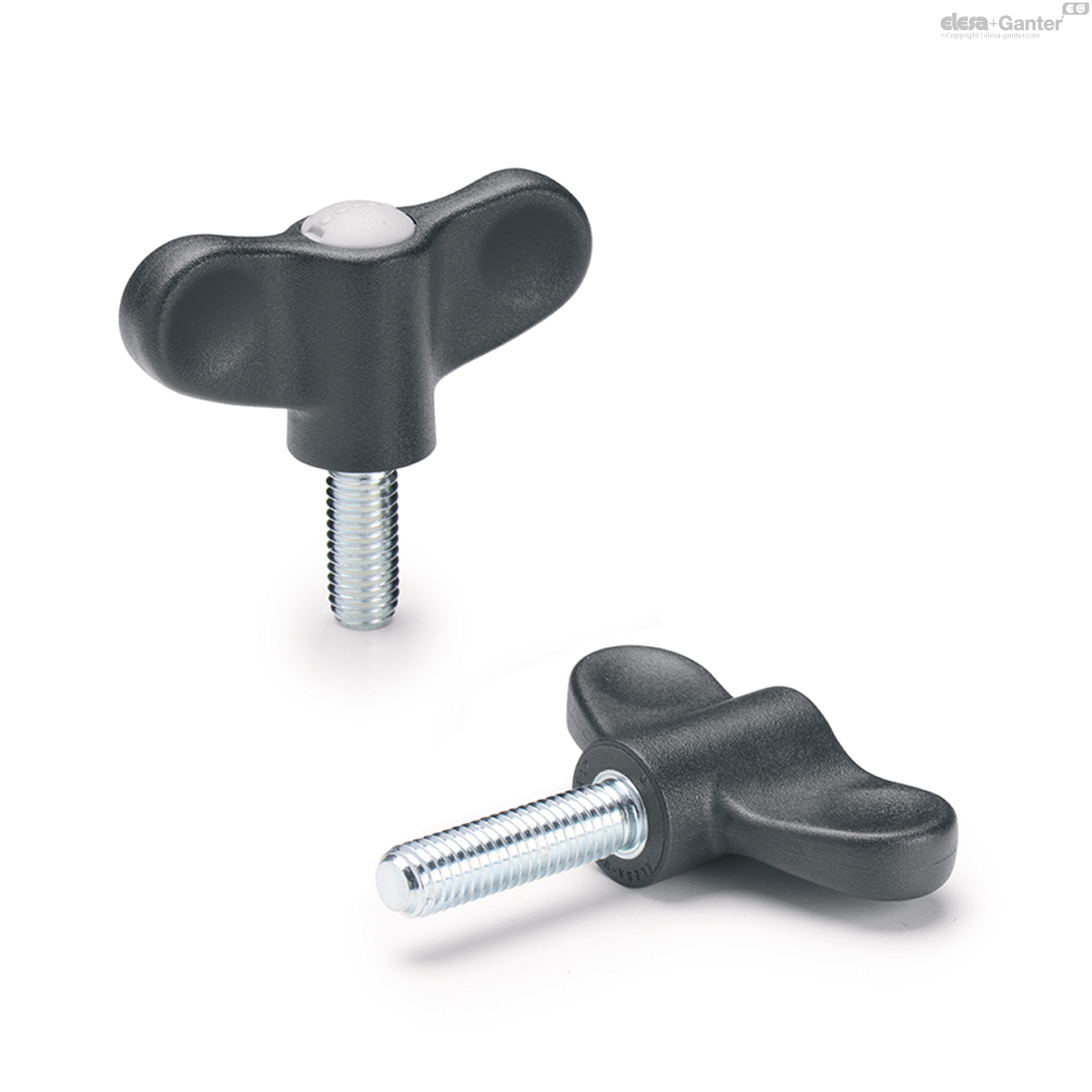 Zinc-plated steel threaded stud