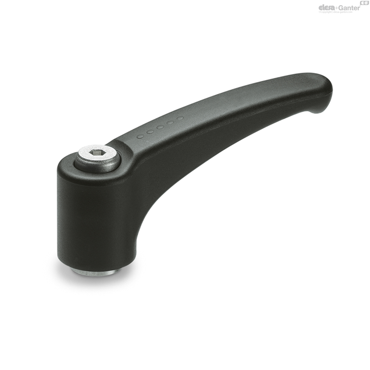 Stainless steel clamping element, threaded hole