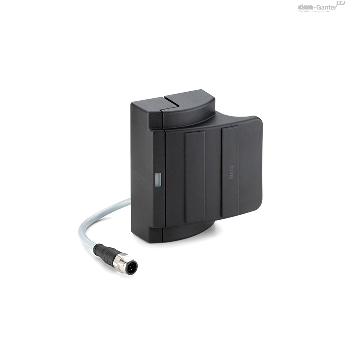 8 pole male connector, back output
