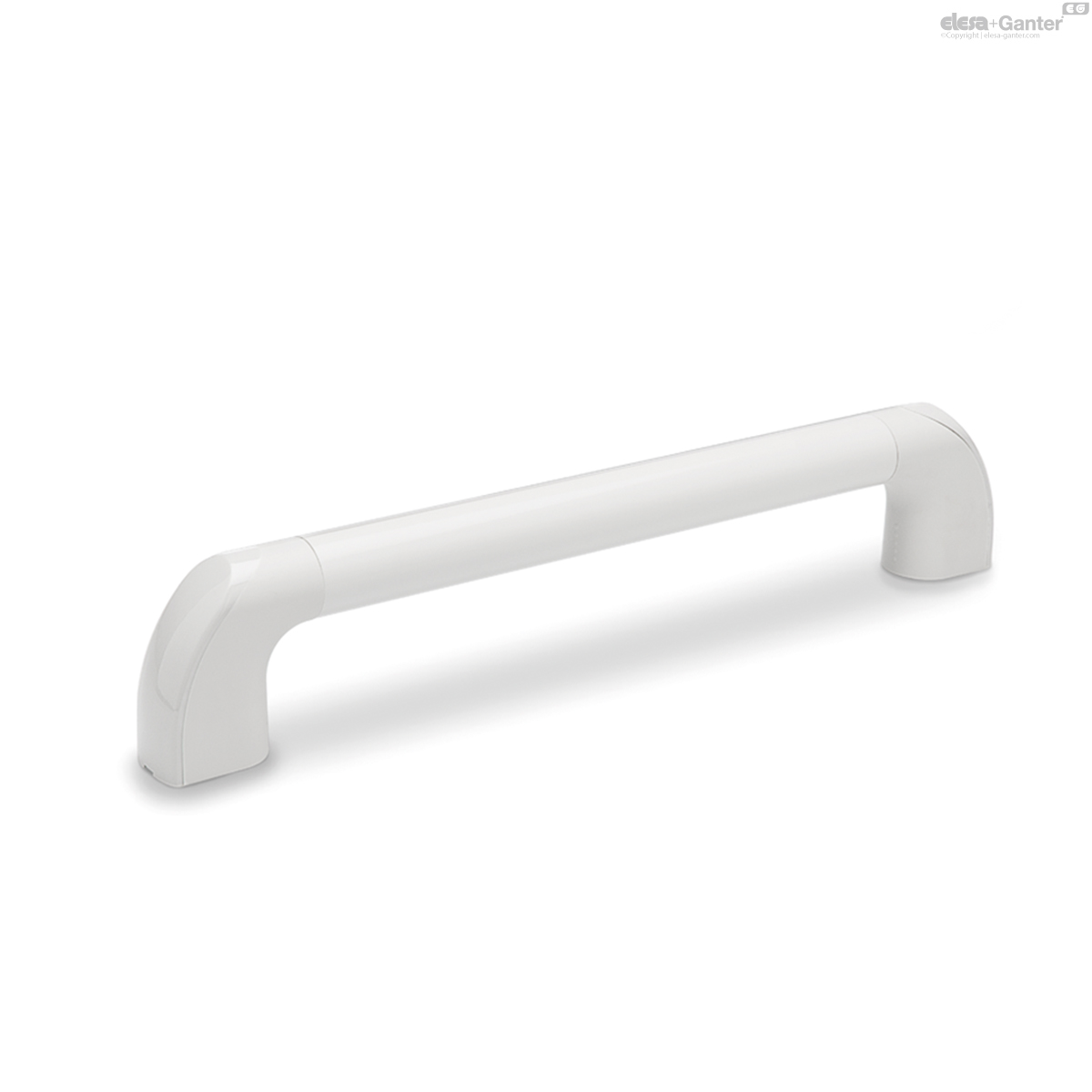 Aluminiumrohr mit weißer Beschichtung