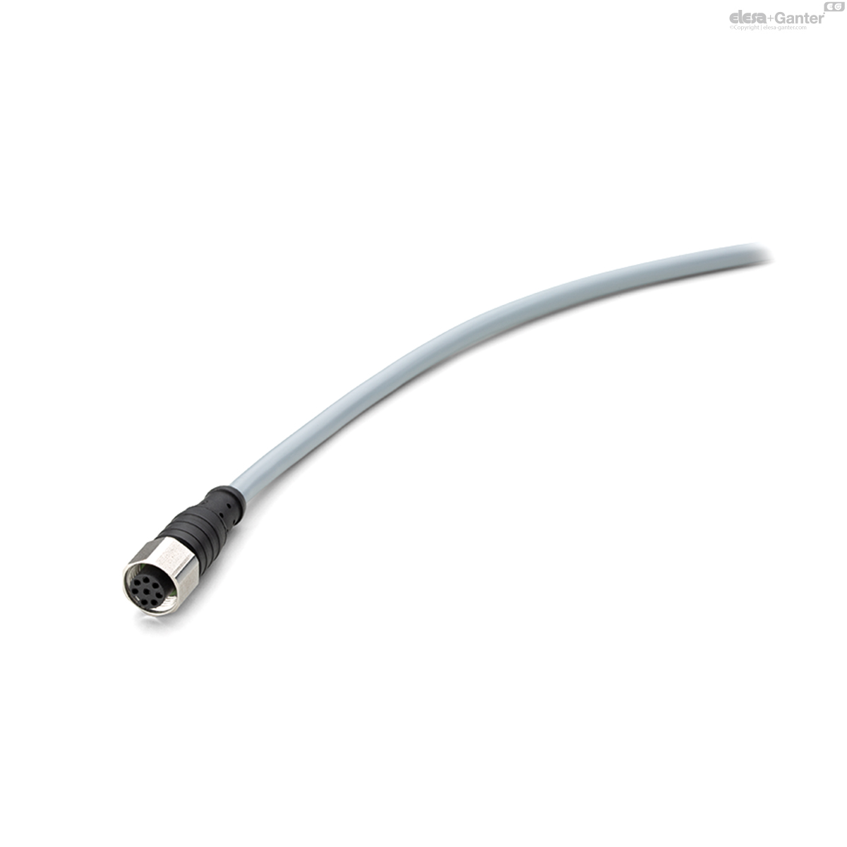 Kabel mit Anschlussstecker M12x1