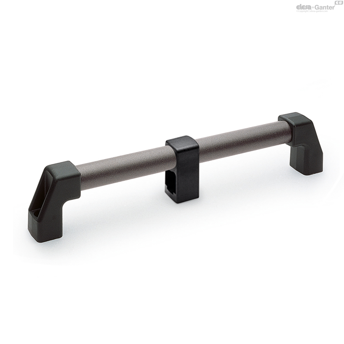 Aluminium tube with epoxy resin coating, front mounting