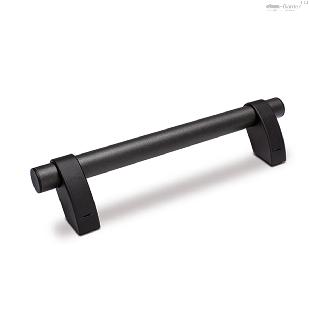 Aluminium tube with epoxy resin coating, handle shanks in black colour.