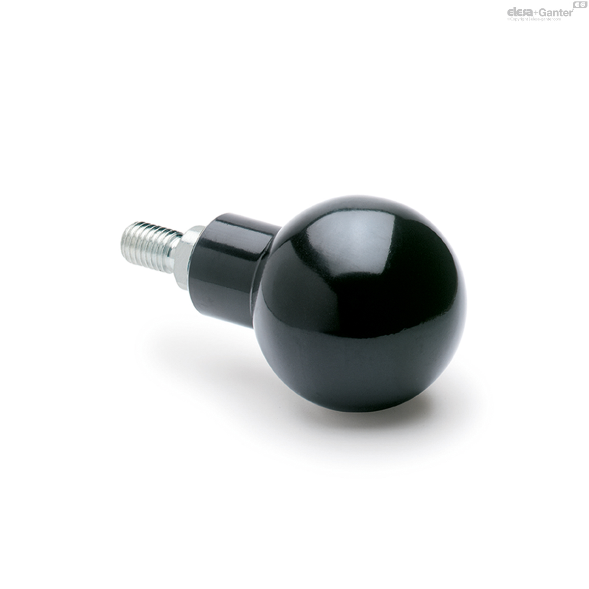 Spherical revolving handles