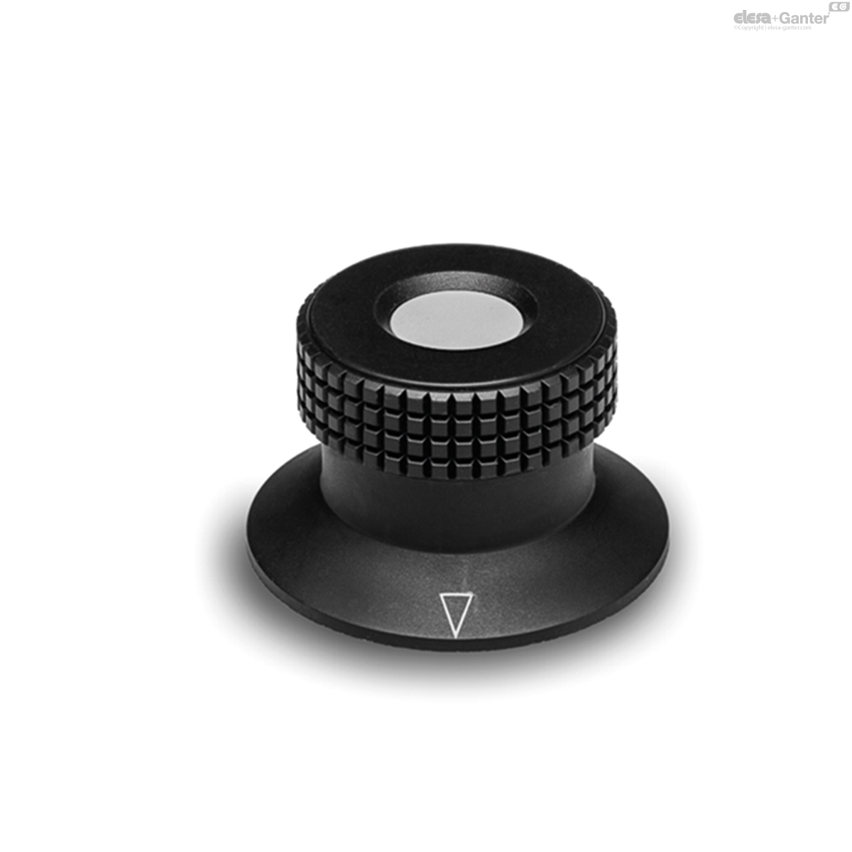 Flange with triangular index and rear compartment
