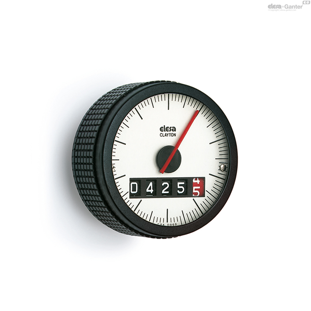 Knobs with digital-analogue position indicator