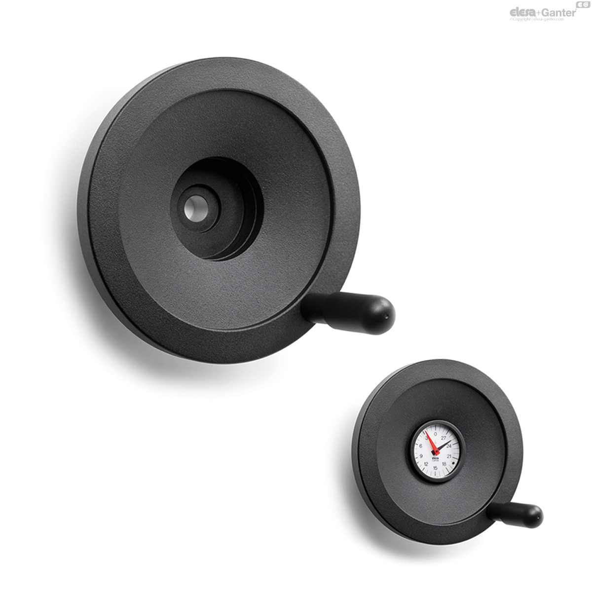 For gravity drive indicators, with revolving handle