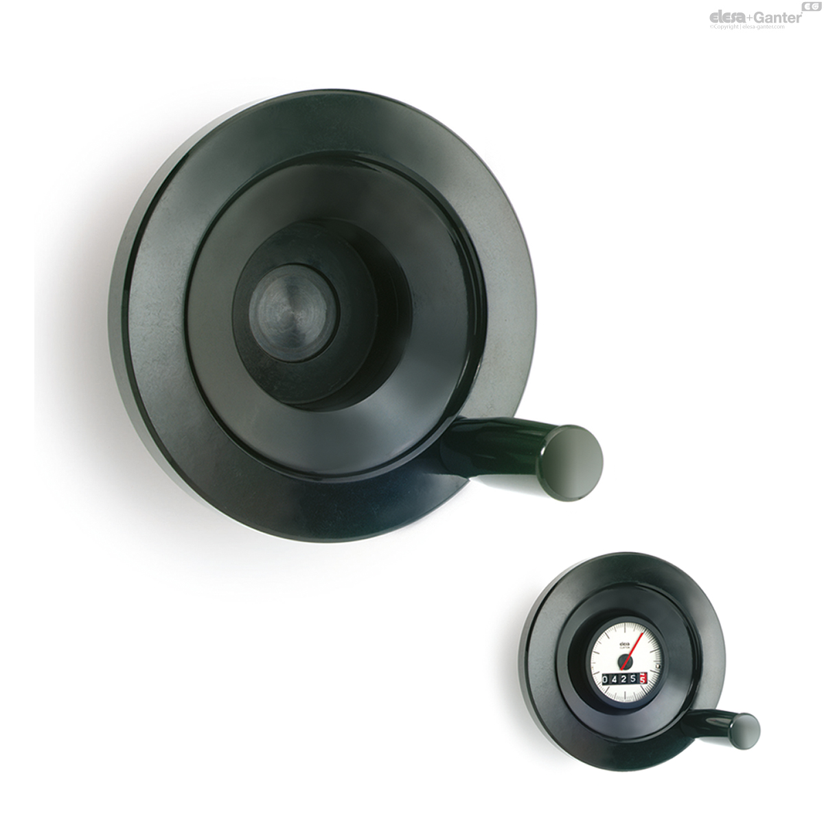 For positive drive indicators, with revolving handle
