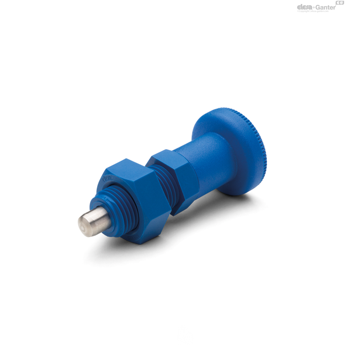 With locking nut