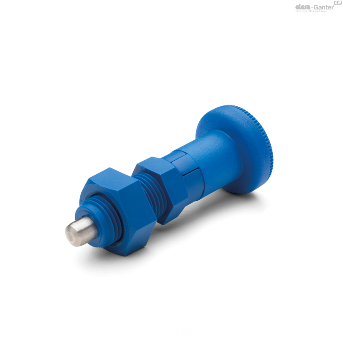 With locking nut