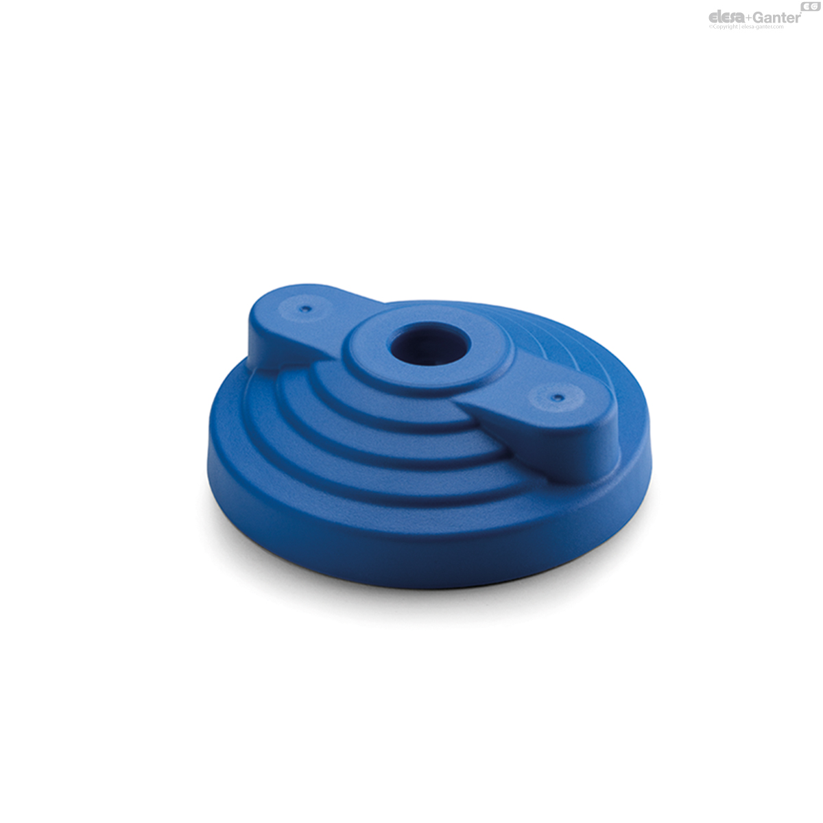 Base for ground mounting, holes at 180°